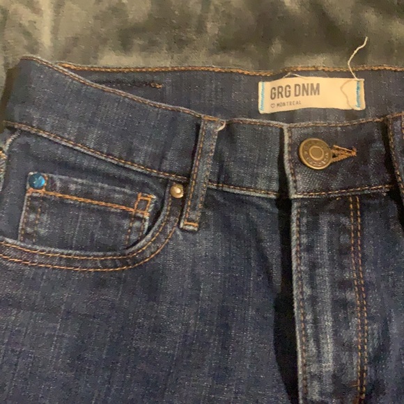 Garage Blue Jean short-shorts size US1- stretch - Picture 4 of 6